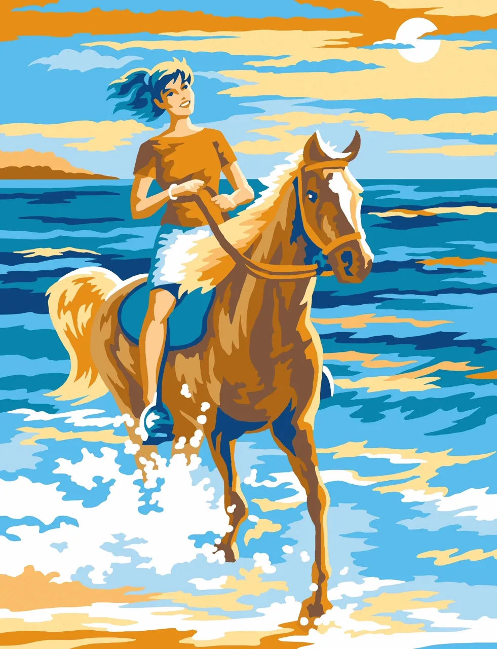 Junior Painting By Numbers Horse Rider