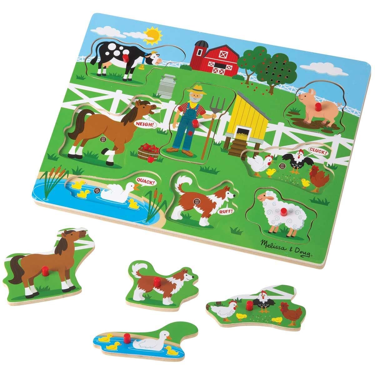 Melissa & Doug Sound Puzzle Old Mcdonald's Farm