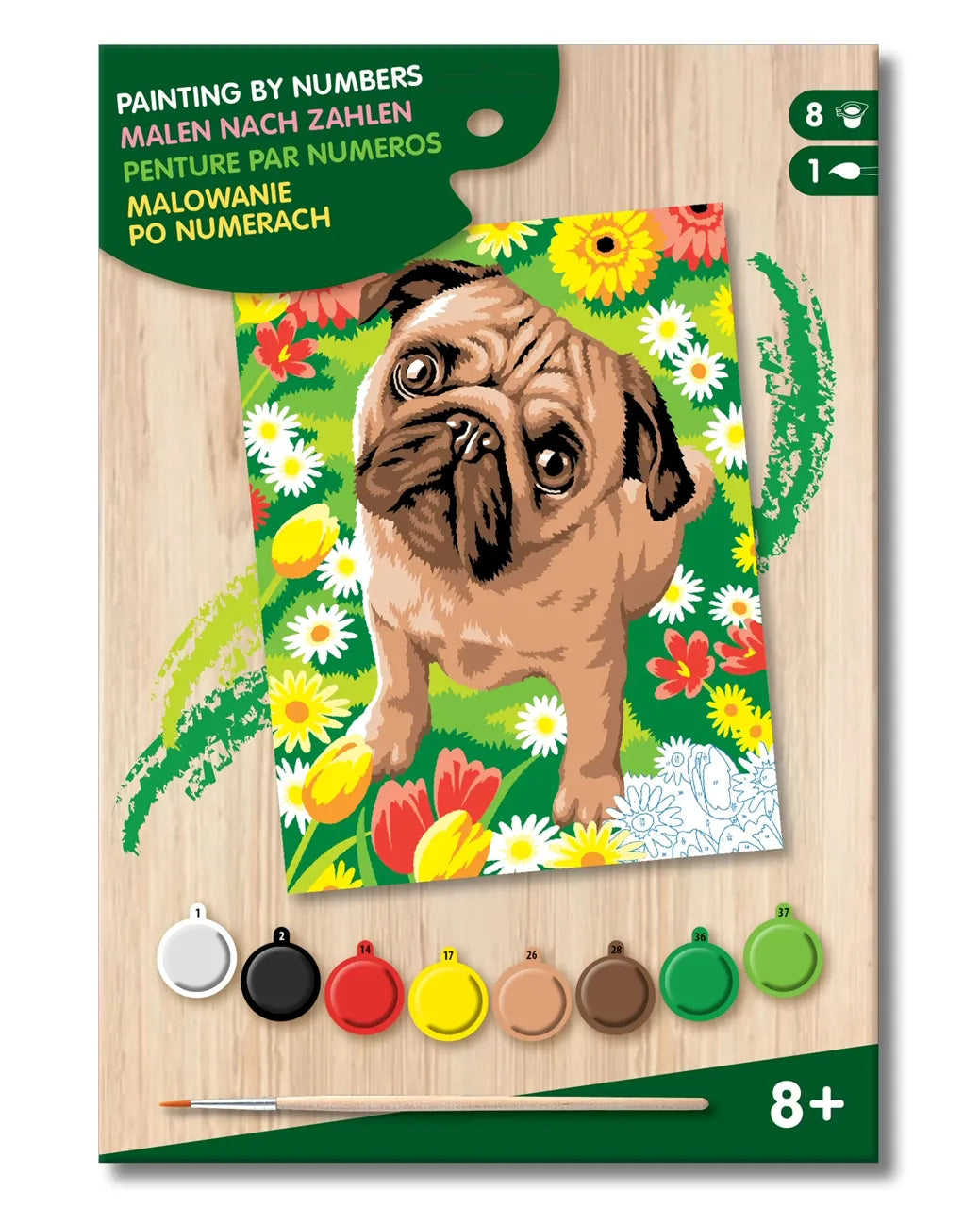 Junior Painting By Numbers Pug