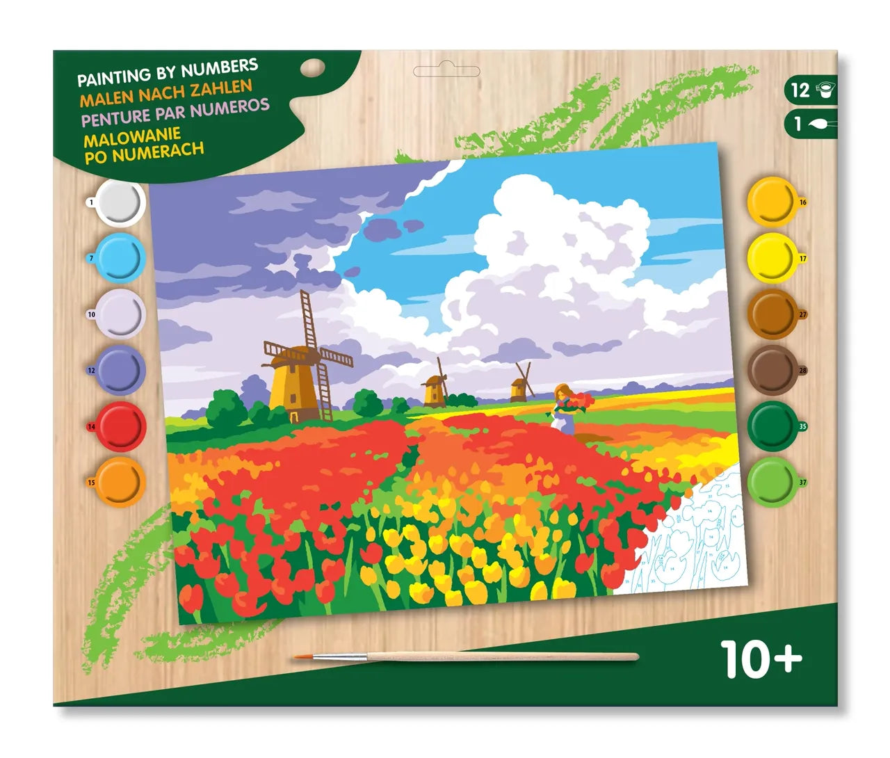 Senior Painting By Numbers Tulips from Amsterdam
