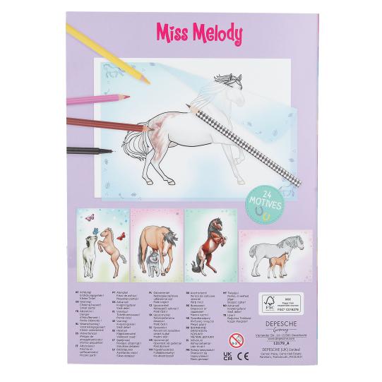 Miss Melody Copy & Colouring Book