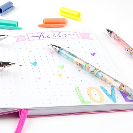 Ylvi Gel Pen Set 5 Rainbow Colours