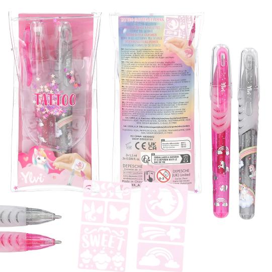Ylvi Tattoo Glitter Gel Pens