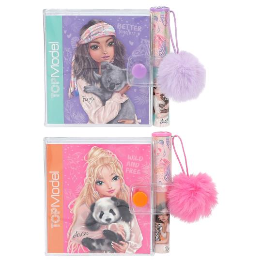 TOPModel Mini Notebook With Ballpoint Asst