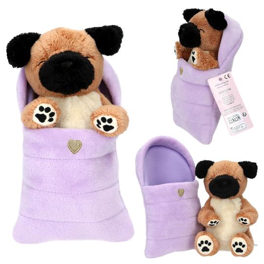 TOPModel Plush Cat in Sleeping Bag Soft Toy