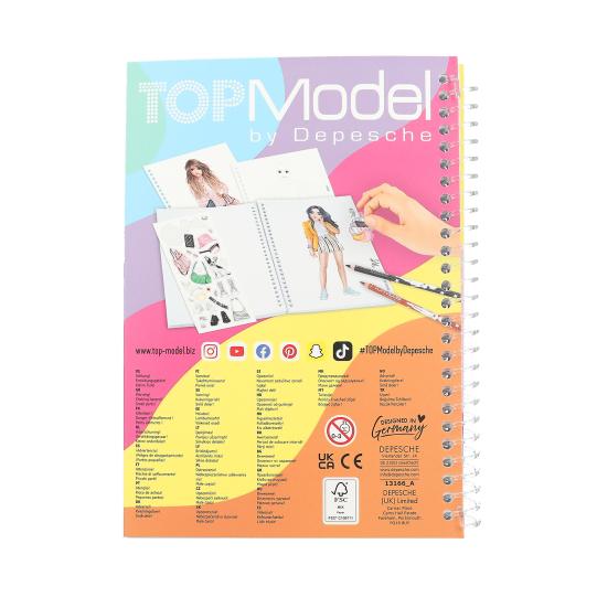 Top Model Pocket Colouring Book