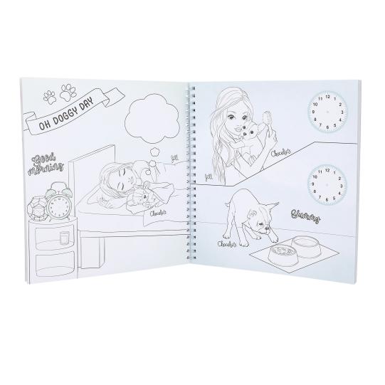TOPModel Doggy Colouring Book