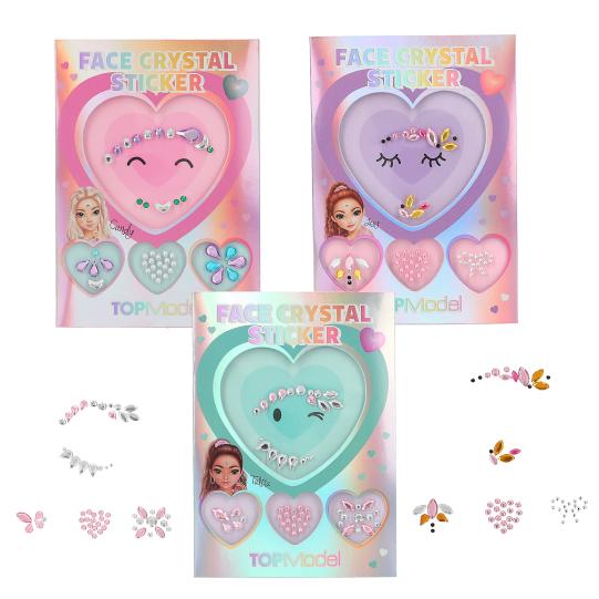 TOPModel Face Crystal Sticker Asst