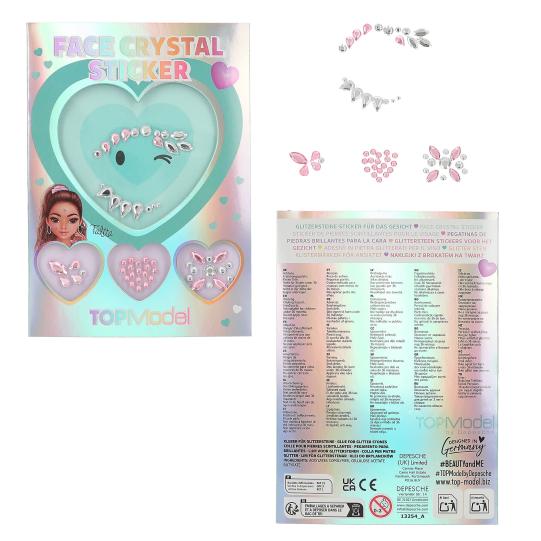 TOPModel Face Crystal Sticker Asst