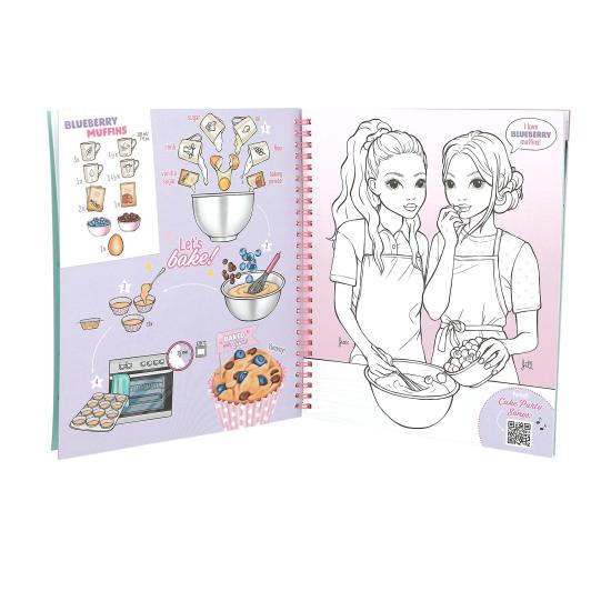 TOPModel Cake & Bake Colouring Book