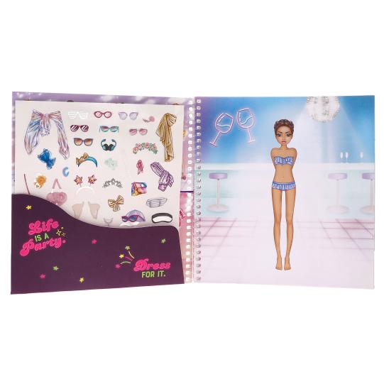 TOPModel Dress Me Up Stickerbook Party