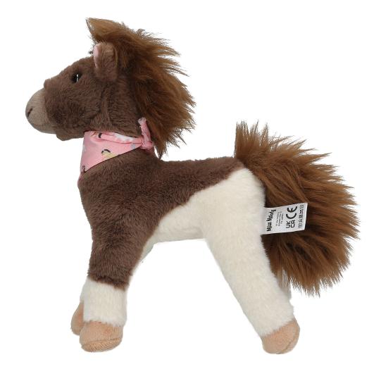 Miss Melody Plush Horse Brown White 18 cm