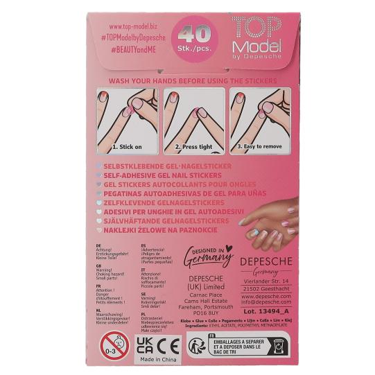 TOPModel Gel Nail Stickers BEAUTY and ME Asst