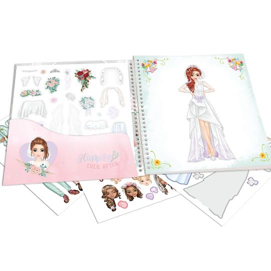 TOPModel Dress Me Up Stickerbook Wedding