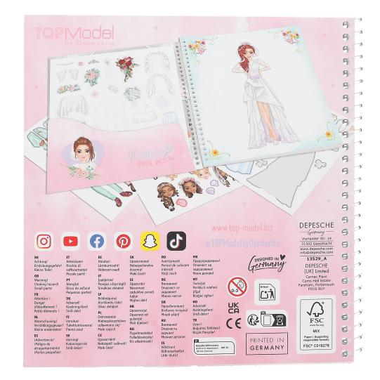 TOPModel Dress Me Up Stickerbook Wedding