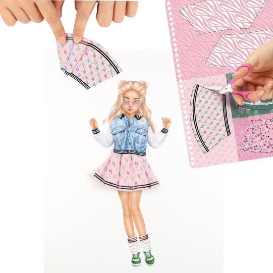 TOPModel Dress Me Up Collage Book