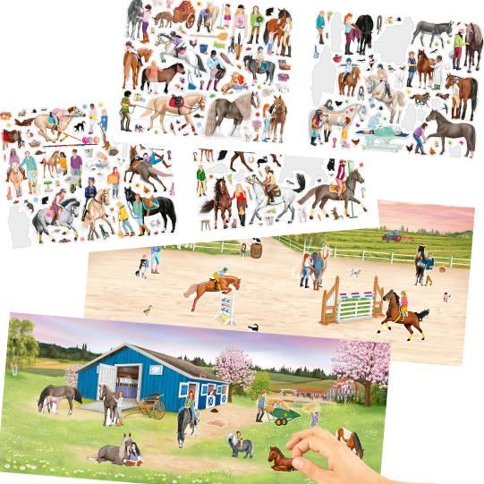 Create Your Happy Horses Colouring Book