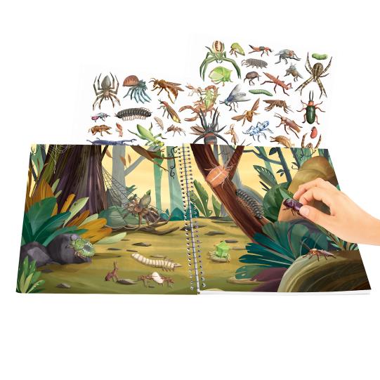 Explorer Stickerworld With Relief Stickers