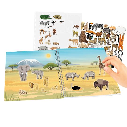 Create Your Wild Life Flock Sticker Book