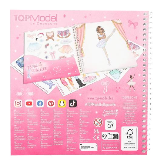 TOPModel Dress Me Up Stickerbook Balerina