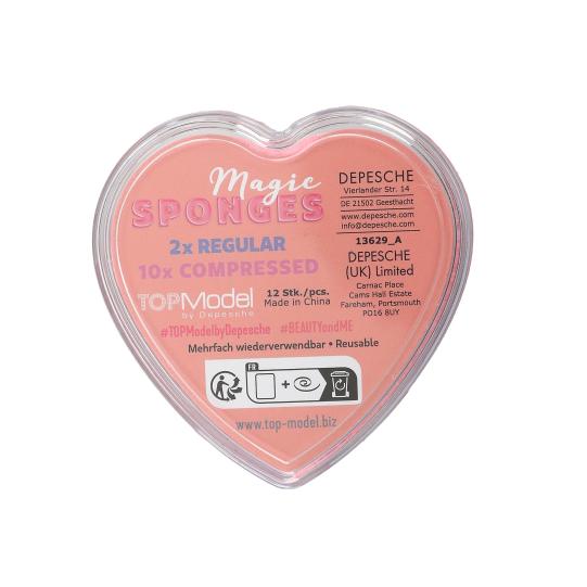 TOPModel Magical Heart Sponges BEAUTY and ME