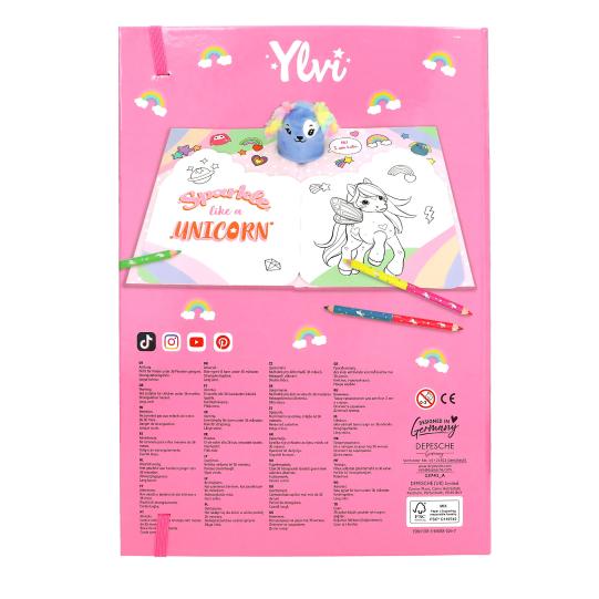 Ylvi Unicorn Fun Colouring Book