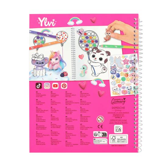 Ylvi Pop & Paint colouring book