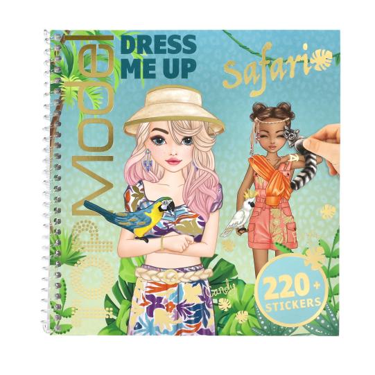 TOPModel Dress Me Up Sticker book Safari