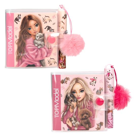 TOPModel Mini Notebook With Ballpen Fur Ever Friends Asst