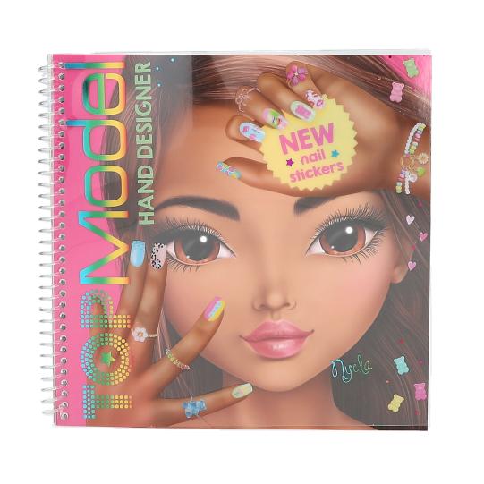 TOPModel Create Your Hand Design Colouring Book