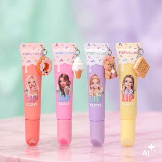 TOPModel Lip Gloss With Pendant CANDY GLAM Asst