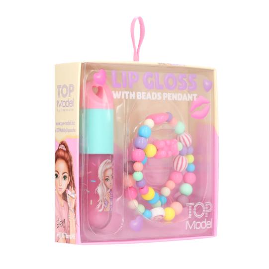TOPModel Lip Gloss With Beads Pendant CANDY GLAM