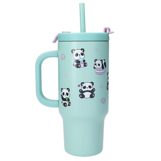 PENfection Panda To Go Cup with Straw