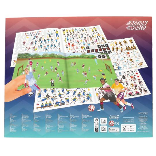 Create Your Own Football Game Sticker book
