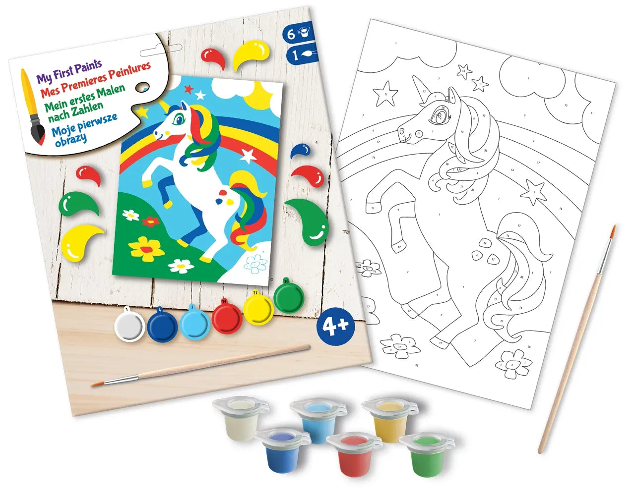 First Painting By Numbers Unicorn