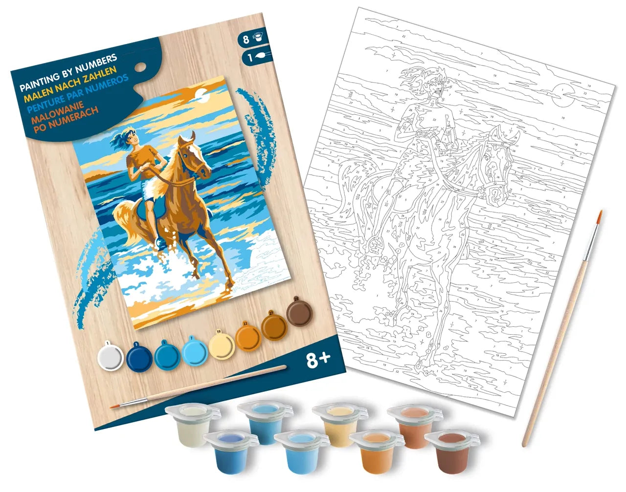 Junior Painting By Numbers Horse Rider