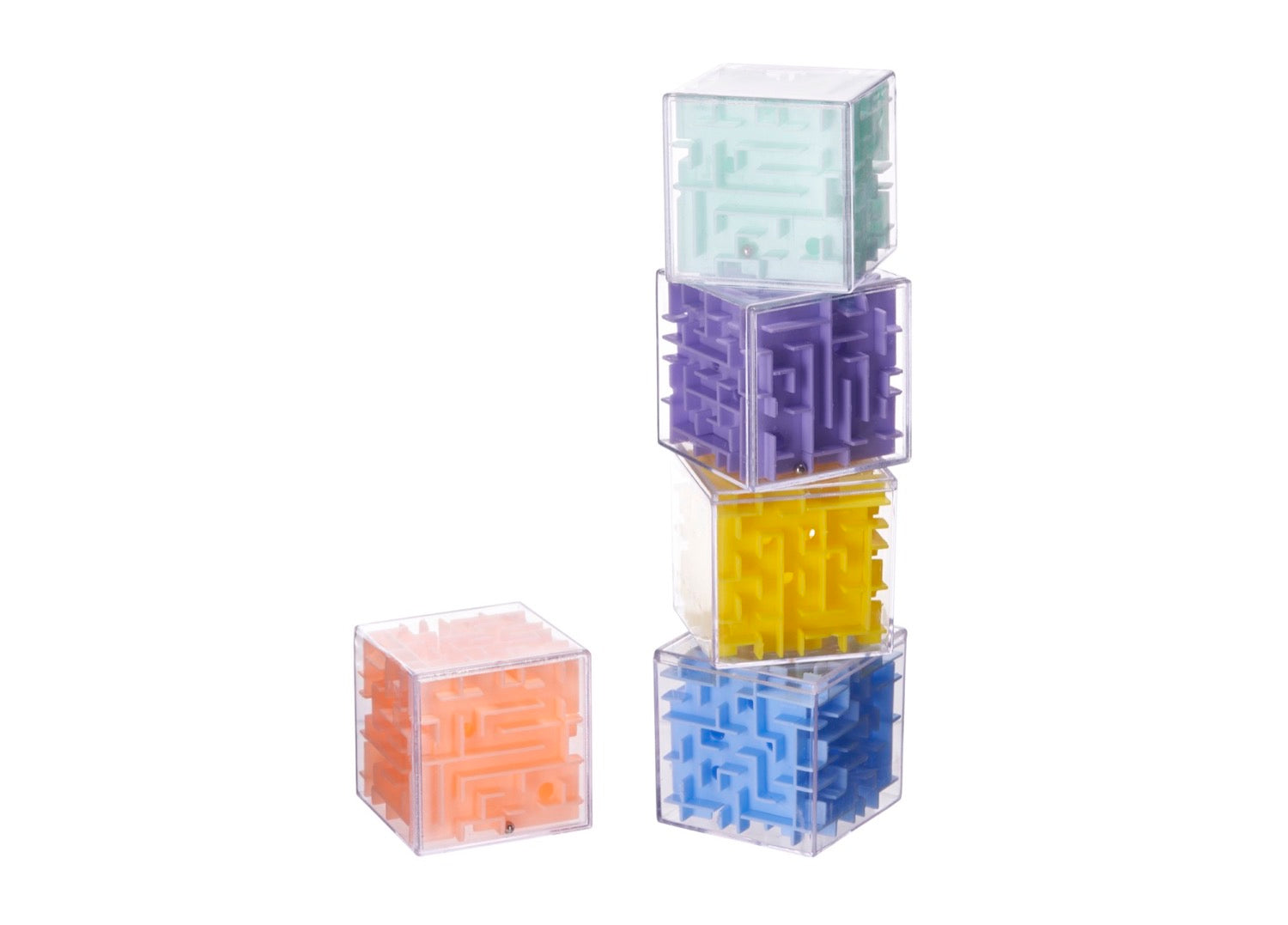 5cm Maze Puzzle Cube Asst