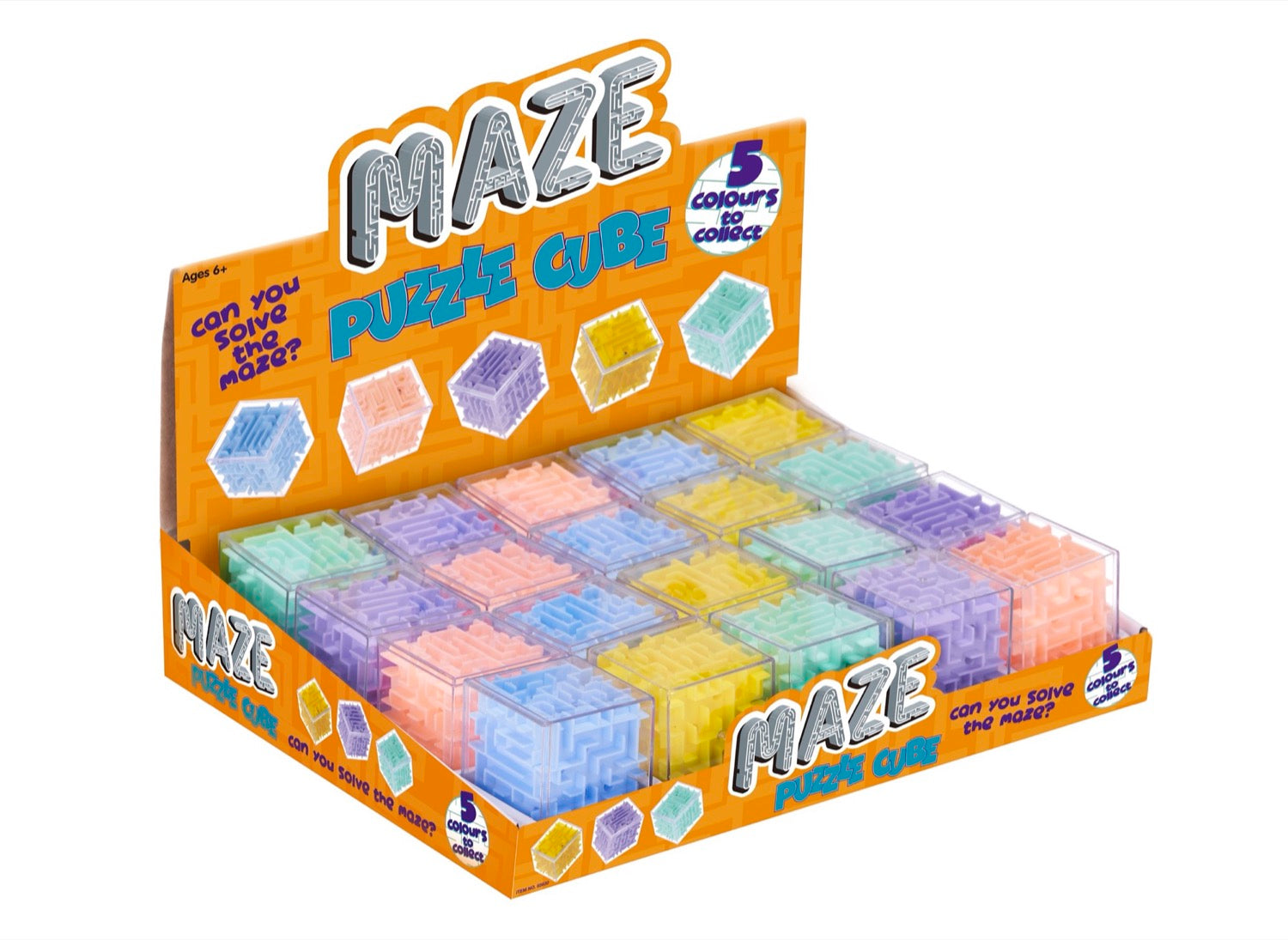 5cm Maze Puzzle Cube Asst