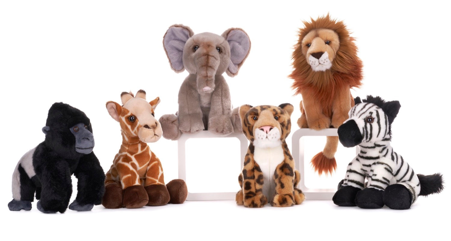 25cm Out Of Africa Soft Plush (6 Assortment)