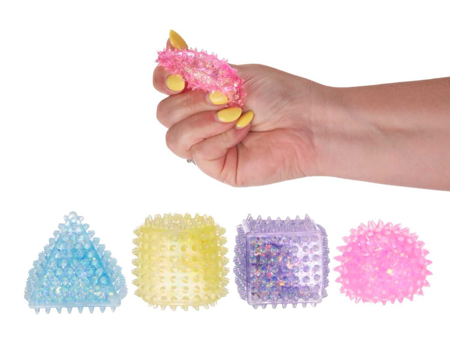 5cm Maltose Glitter Shape Asst