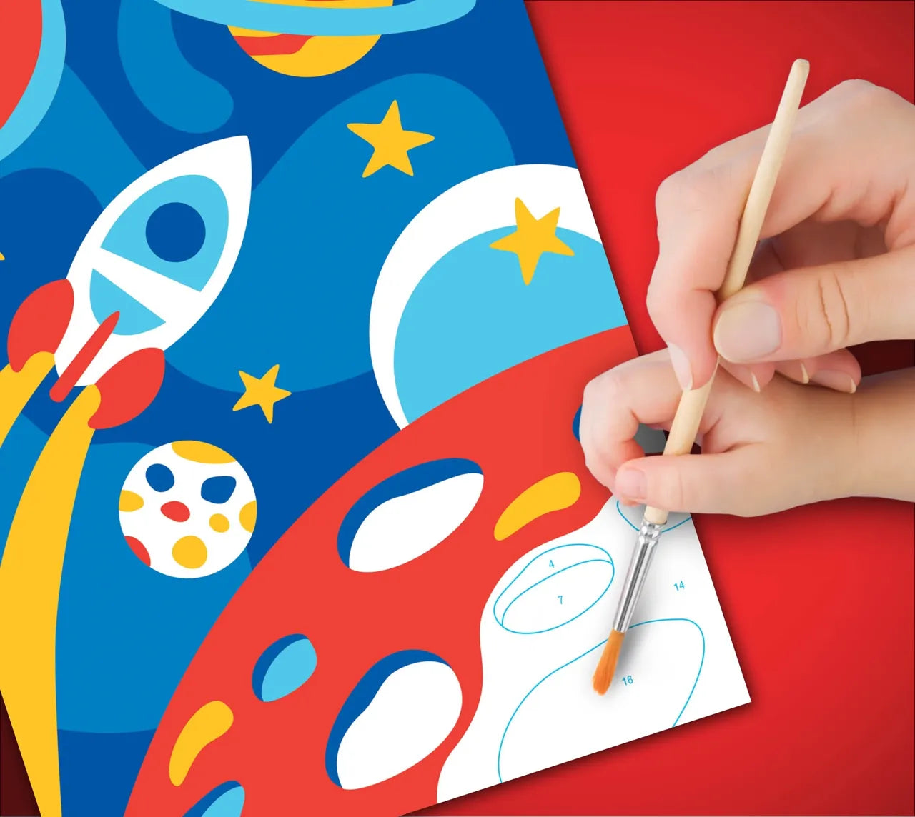 First Painting By Numbers Space