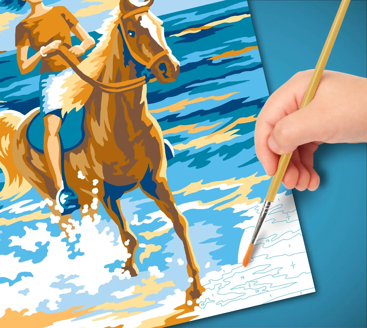 Junior Painting By Numbers Horse Rider