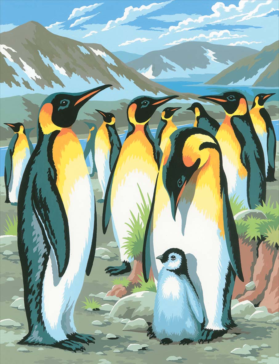 Junior Painting By Numbers Penguins
