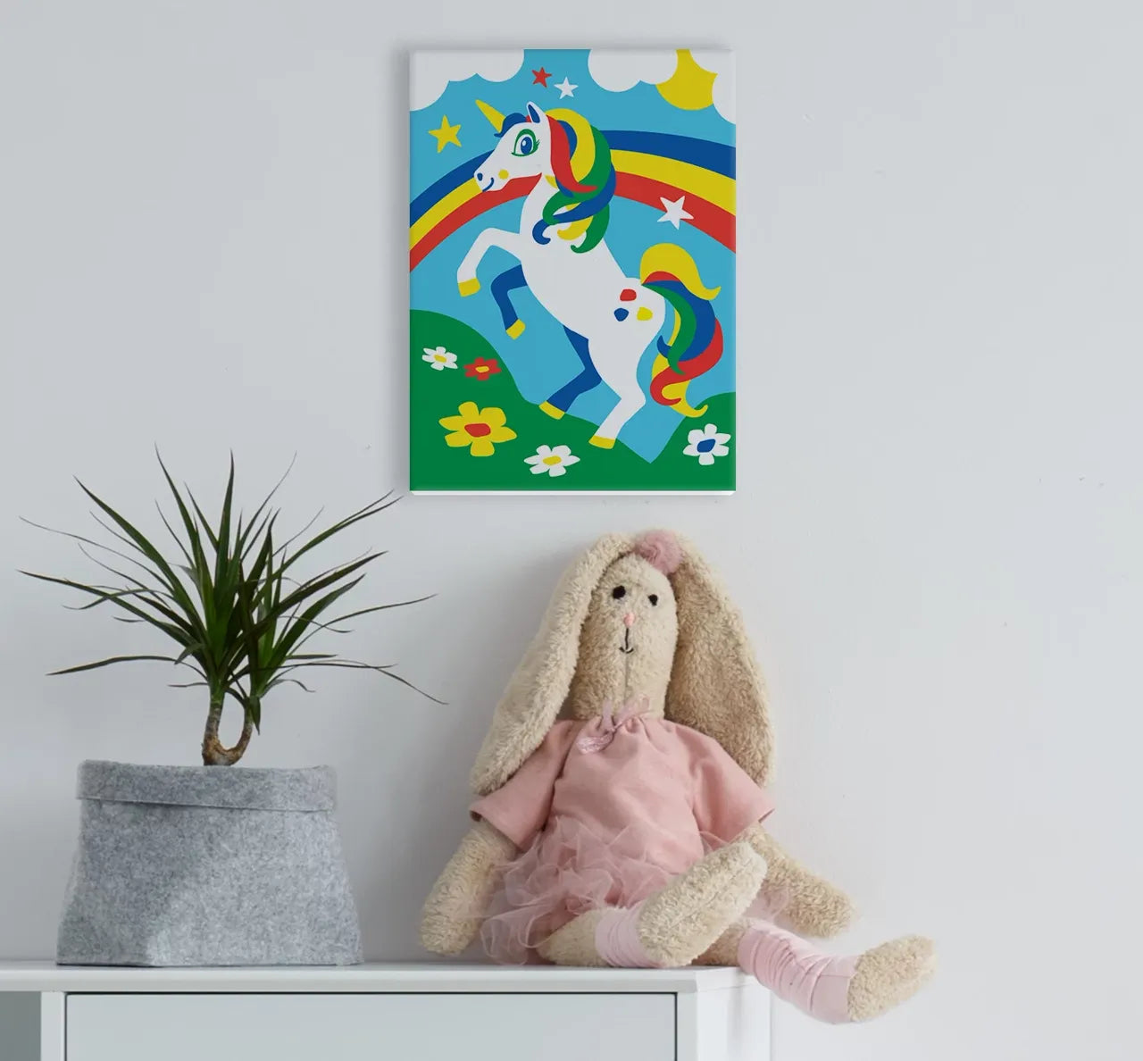 First Painting By Numbers Unicorn