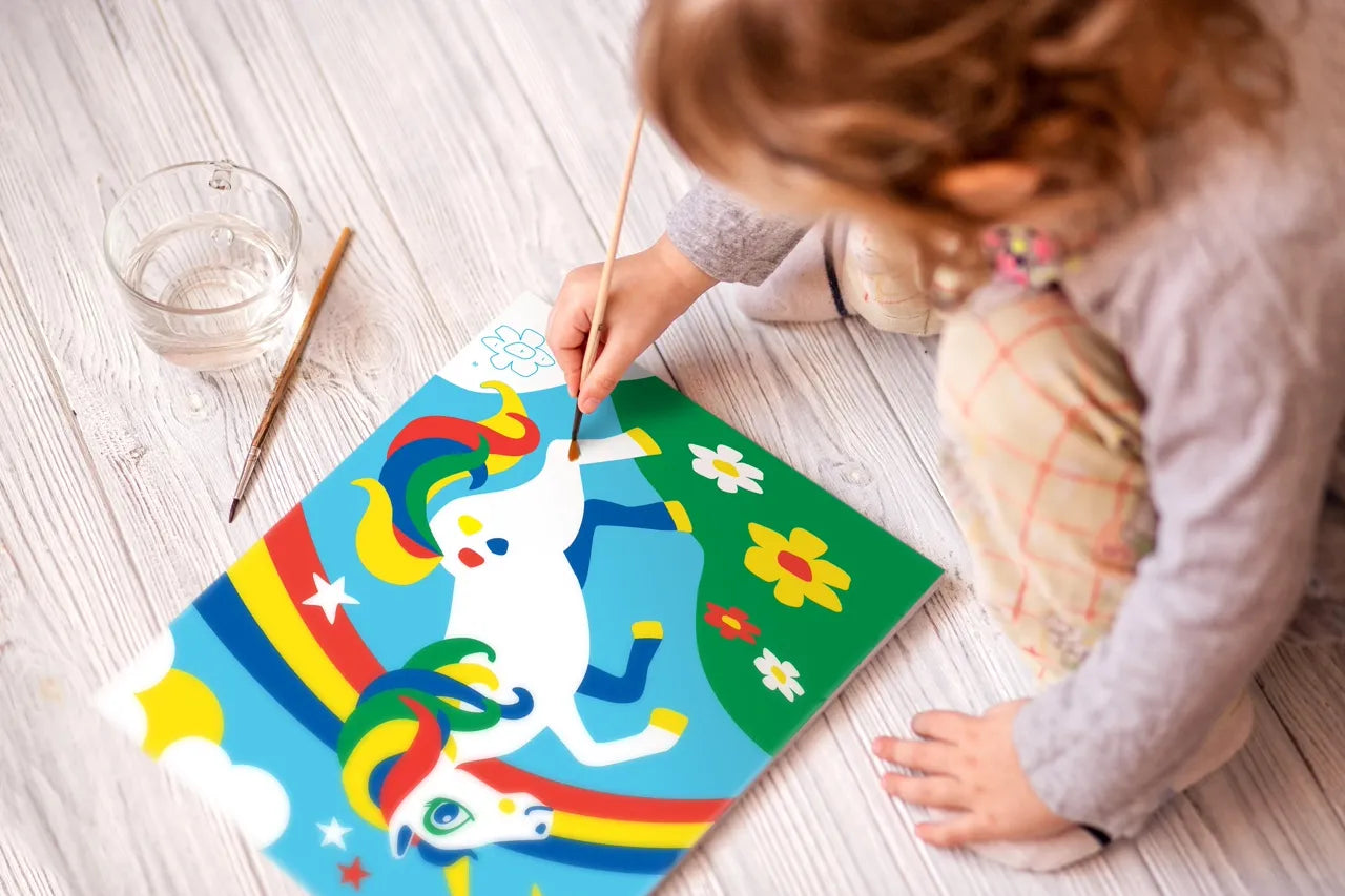 First Painting By Numbers Unicorn
