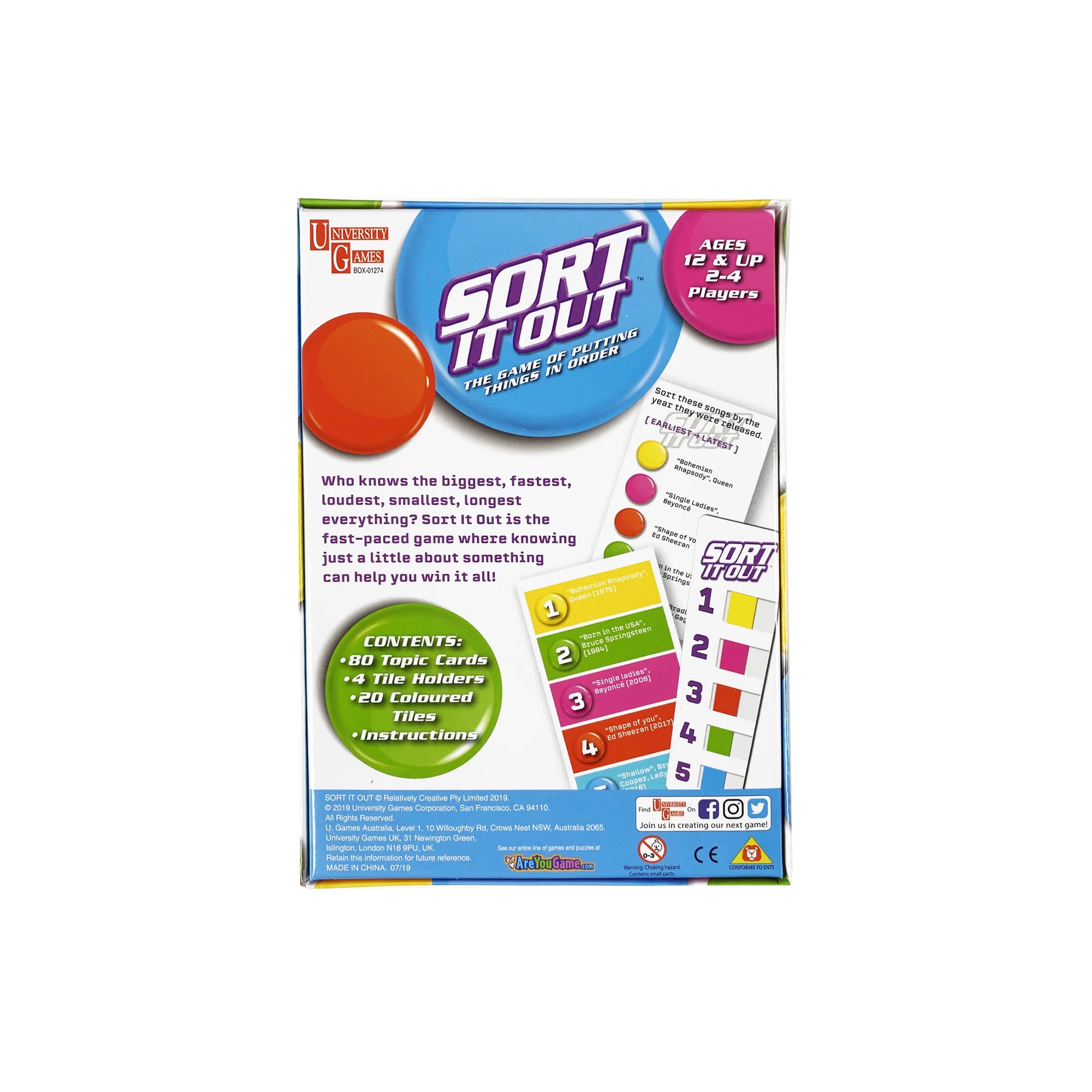 Sort it Out Mini Card Game