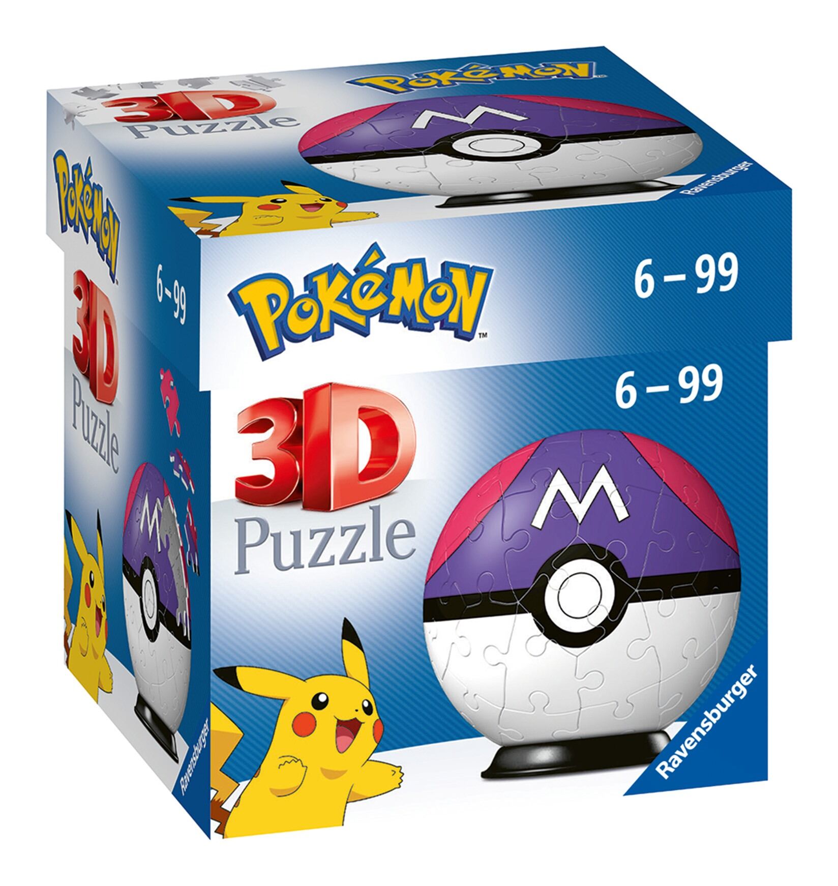 Ravensburger Pokemon Master ball 54 Piece 3D Jigsaw Puzzle
