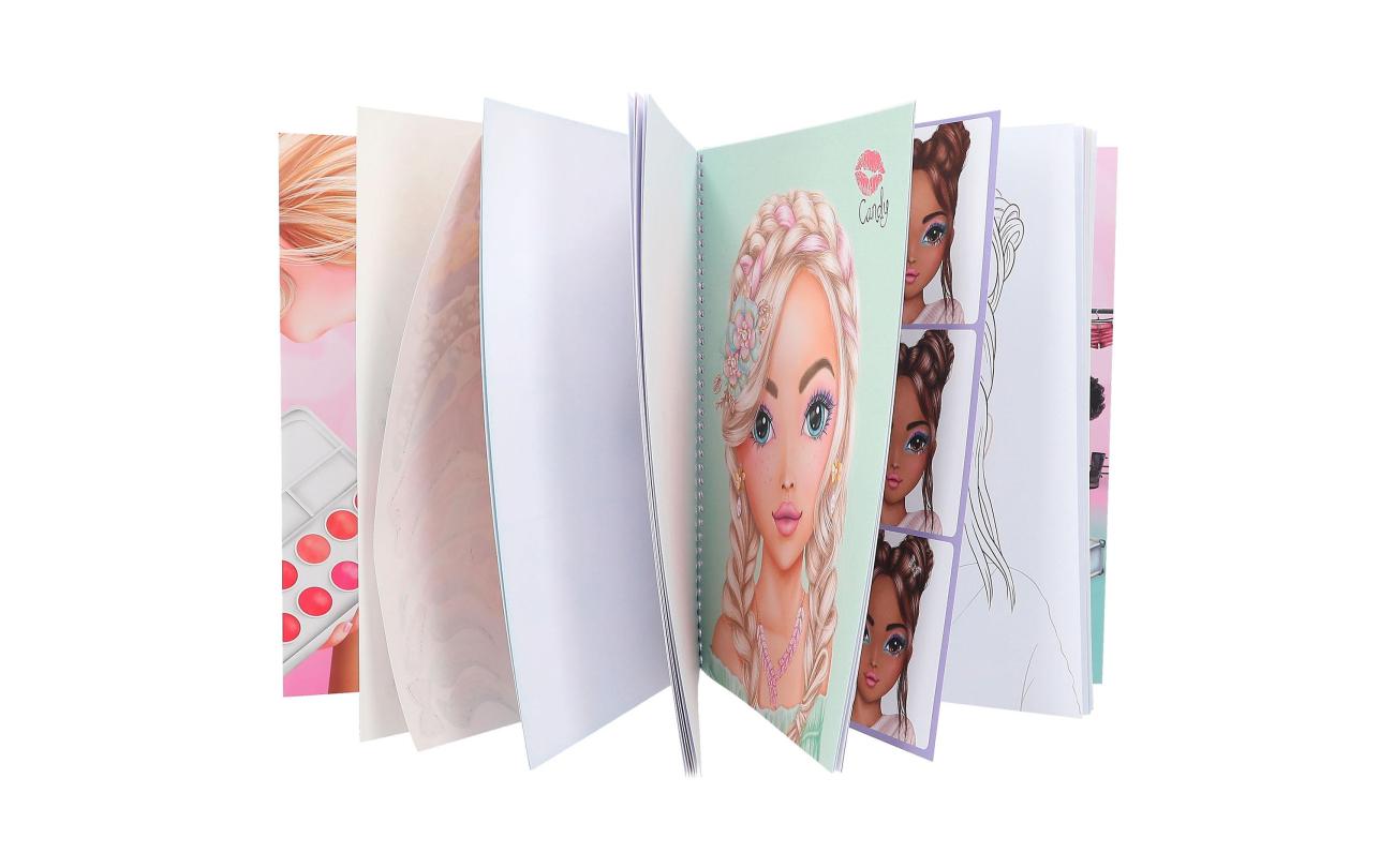 TOPModel Make-Up Colouring Book