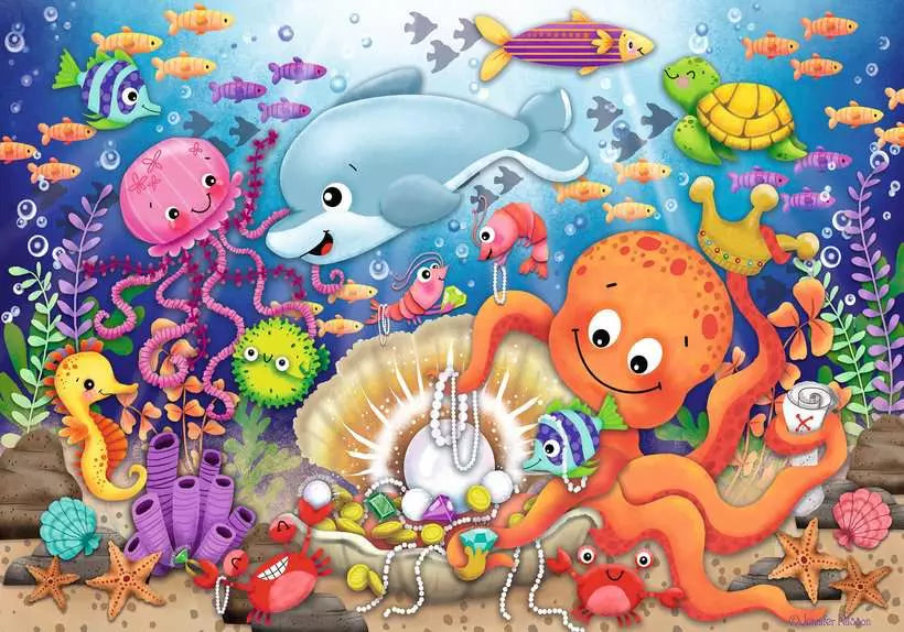 Ravensburger Fishie's Fortune 24 Piece Floor Jigsaw Puzzle