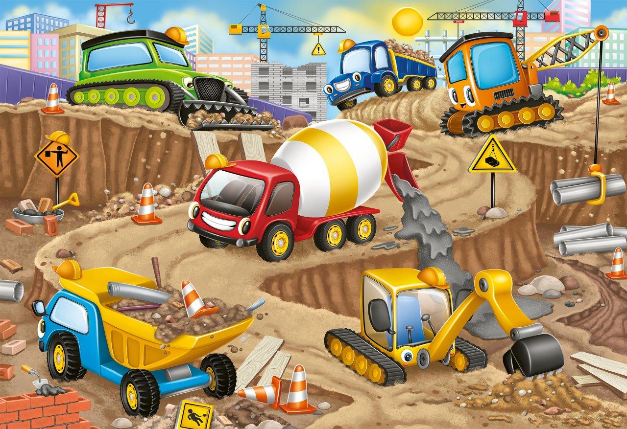 Ravensburger Construction Fun 24 Piece Floor Puzzle